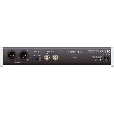 Apogee Electronics Element 24 10x12 Thunderbolt Audio I/O Box for Mac