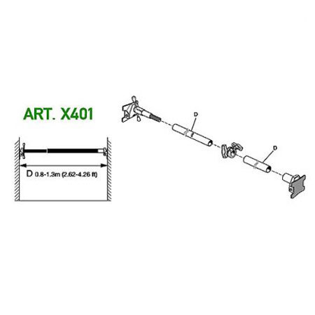 Avenger X401 1300mm CrossPole Kit