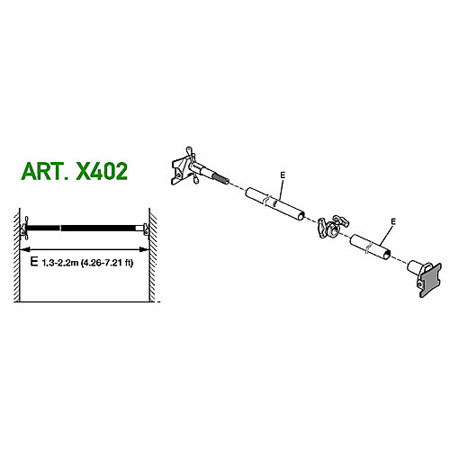 Avenger X402 2200mm CrossPole Kit