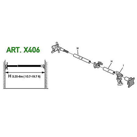 Avenger X406 6000mm CrossPole Kit