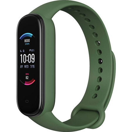 Amazfit 28mm Band 5 Fitness Tracker with Alexa Built-In, Olive