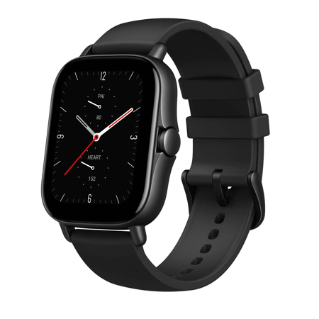 Amazfit GTS 2e Smartwatch, Obsidian Black