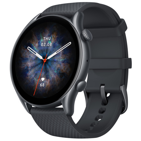 AmazFit GTR 3 Pro Smartwatch, Infinite Black
