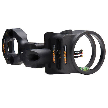 Apex Gear Tundra Bow Sight, 3 Pin (3x .019 Dia), Black