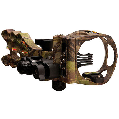 Apex Gear Game Changer Bow Sight, 5 Pin (5x0.019" Diameter), Realtree APG