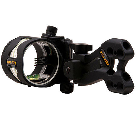 Apex Gear Axim 4 Light 4-Pin Bow Sight, 0.019" Diameter, Black