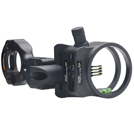 Apex Gear Bone Collector Tundra 4 Pin Bow Sight, 0.019" Diameter, Black