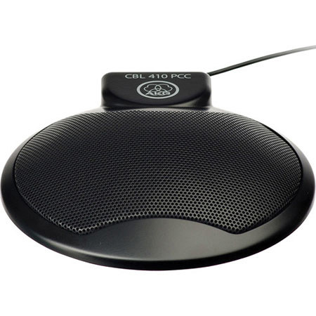 AKG 410 PCC Conference and VOIP Microphone, Omnidirectional Polar Pattern, Black