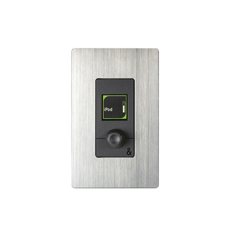 Allen & Heath AH-IP-1 Music Source Remote Controller Wall Plate, Black