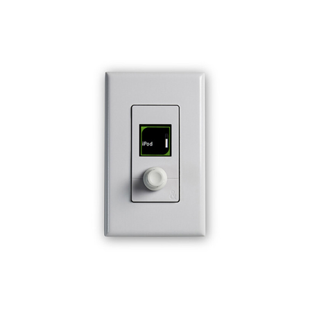 Allen & Heath AH-IP-1 Music Source Remote Controller Wall Plate, White
