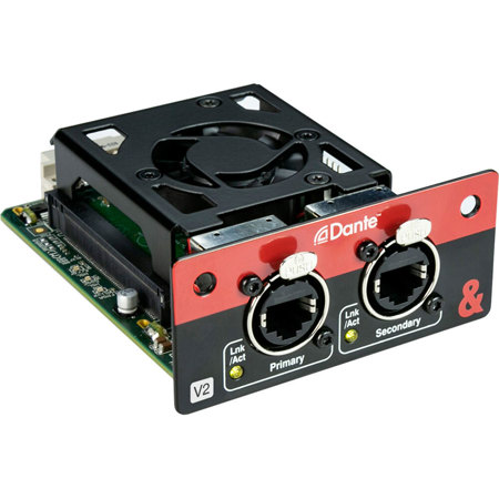 Allen & Heath SQ Dante Card for SQ Consoles and AHM64 Audio Processor, 64x64 Channel