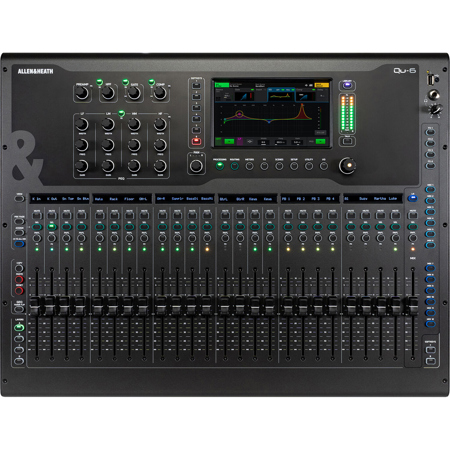 Allen & Heath Qu-6 36-Channel/12-Bus Digital Mixer with 24+1 Motorized Faders