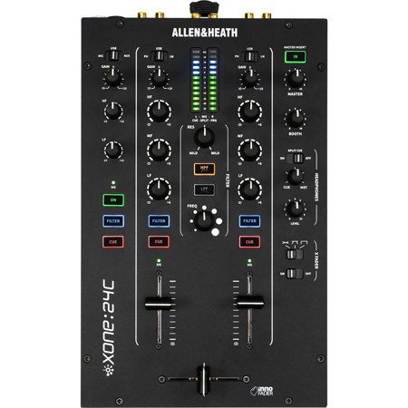 Allen & Heath Xone:24C Professional 2+1 Channel Hybrid DJ Mixer with USB-C Interface