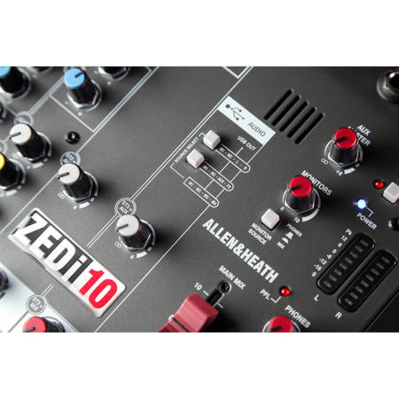 Allen & Heath ZEDi-10 10 Input Hybrid Compact Mixer / 4x4 USB