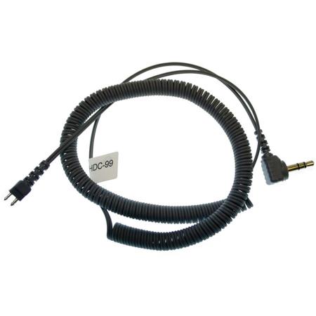 Audio Implements HDC-99 Cord "D" Coiled Stereo 90 Degree (3.5mm) 1/8" Plug