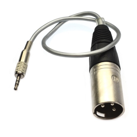 Audio Implements Sub-Mini Plug to XLR-3 Pin End for Cellphones