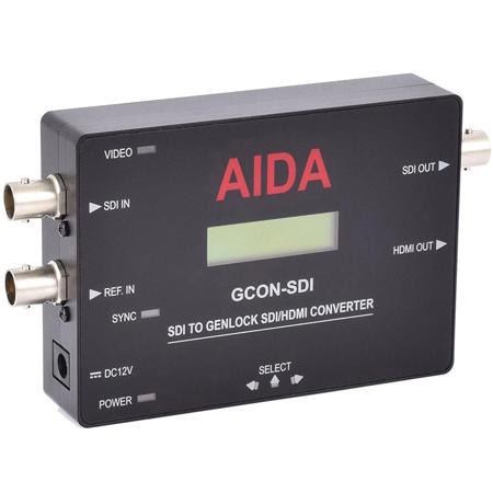 AIDA SDI to Genlock SDI/HDMI Converter with Active Loop Output