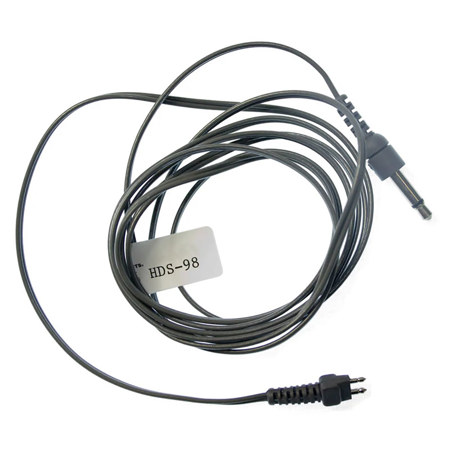 Audio Implements HDS-98 5' 3.5mm Mono Mini to 2-Prong Receiver Microphone Cable