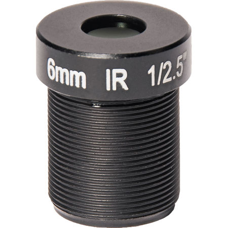 AIDA M12-6.0F 6mm f/2.4 3MP M12 Lens for AIDA HD-NDI-MINI Lipstick POV Camera