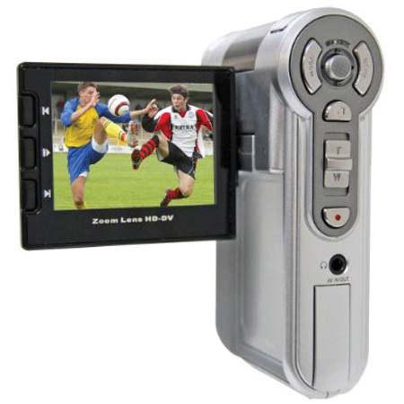Aiptek A-HDPRO High-Definition Digital Camcorder with 5.0 Megapixel, 3x Optical Zoom, 4x Digital Zoom, 2.4" Color LCD Display