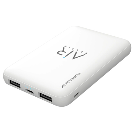 AirSelfie AIR Universal 5000mAh Power Bank, White