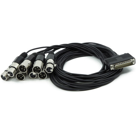 AJA 12G-AM-8XLR-CBL Breakout Cable