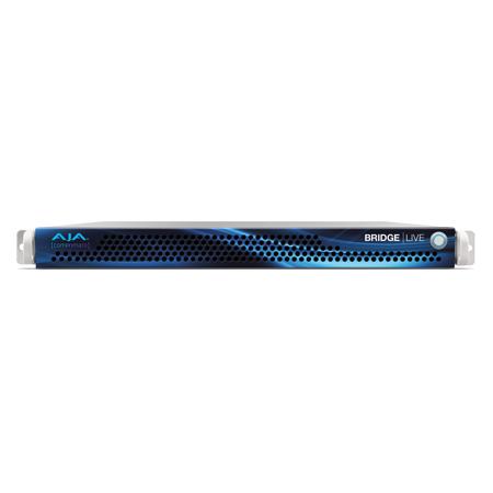 AJA BRIDGE LIVE High Performance Multi-Channel Video Encoding, Decoding, Streaming and Transcoding for Live Video