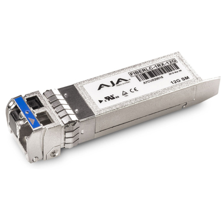 AJA 1-Channel 12G-SDI Single Fiber LC Receiver Single Mode SFP for FS-HDR/FS4