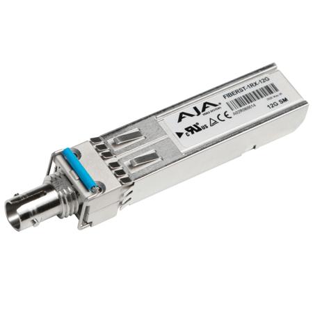 AJA 1-Channel 12G-SDI Single Mode ST Fiber Receiver SFP