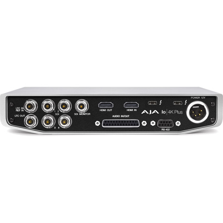 AJA Io 4K Plus Professional Video I/O with Thunderbolt 3