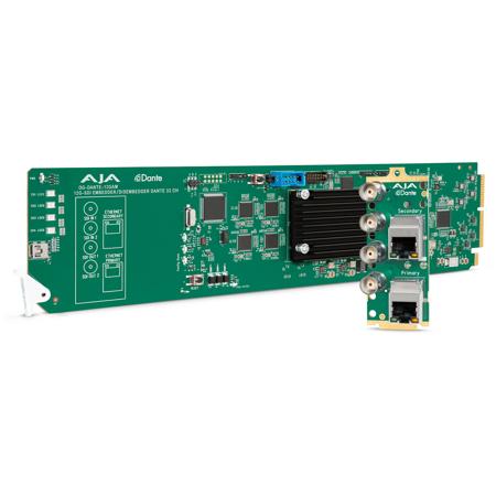 AJA OG-DANTE-12GAM openGear Dual 12G-SDI/DANTE 64-Channel Embedder/Disembedder