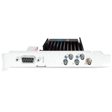 AJA Corvid 44 12G Compact 12G-SDI Power 8-Lane PCIe 3.0 I/O Card with 4x HD-BNC Ports, Short Bracket, Fan