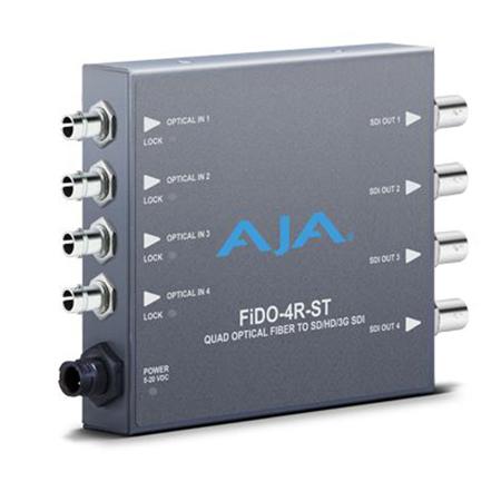 AJA FiDO-4T 4-Channel 3G-SDI to Single Mode LC Fiber Transmitter