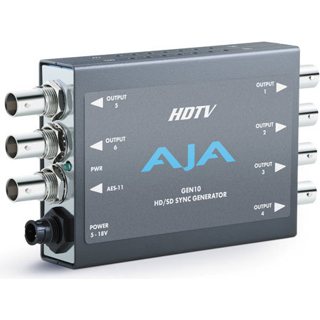 AJA GEN10 HD/SD Sync Generator with HD Tri-level Sync Generation