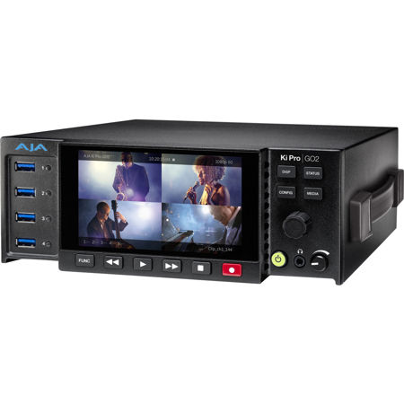 AJA Ki Pro GO2 Multi-Channel H.264/H.265 Portable Recorder/Player