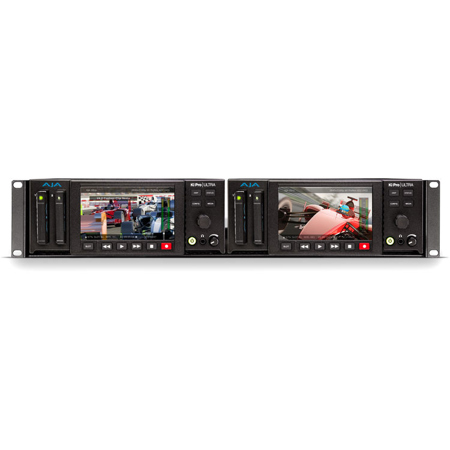 AJA 2RU Rackmount for Ki Pro Ultra 4K Video Recorder and Player