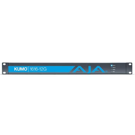 AJA KUMO 1616-12G 16x16 12G-SDI Router with Power Supply