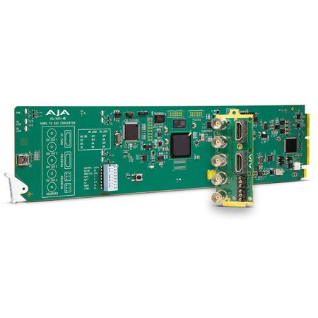 AJA OG-HA5-4K openGear 4K/UltraHD/2K/HD/SD HDMI 2.0 to 3G-SDI Converter with DashBoard Support