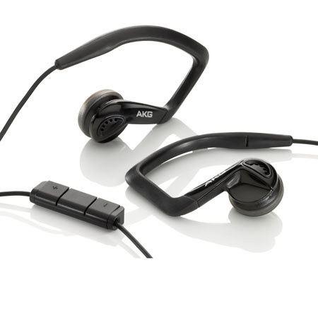 AKG K 326 In-Ear Bud Sport Headphones, Black