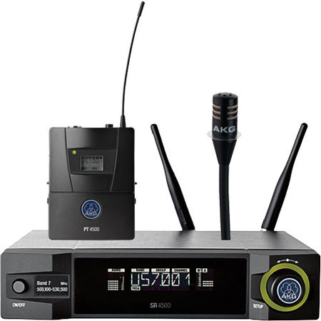 AKG Acoustics WMS4500 CK77 Set Wireless Microphone System, Band 1