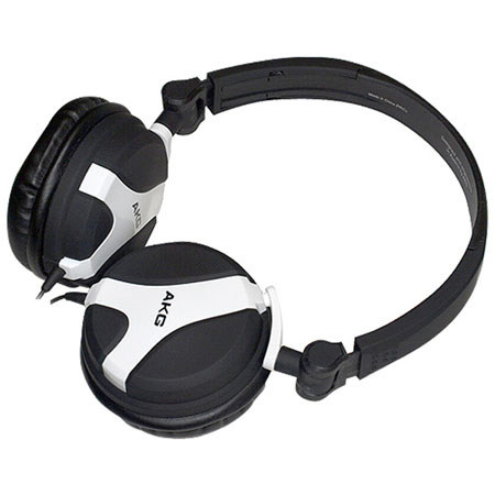 AKG K518LE Limited-Edition Headphones with 3D-Axis Folding Mechanism, White