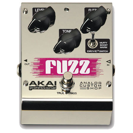 Akai Drive3 Fuzz Analog Custom Shop Guitar Pedal