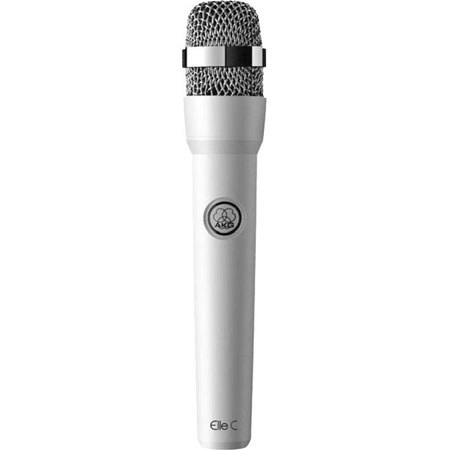 AKG Acoustics AKG Elle C White Cardioid Condenser Handheld Vocal Microphone