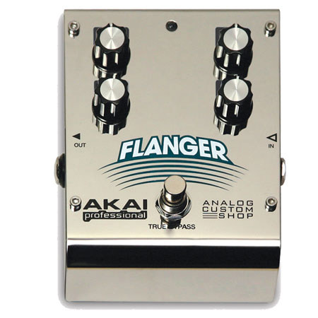 Akai Analog Flanger Effects Pedal - Rate, Depth, Manual and Res knobs