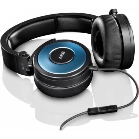 AKG K619 High-Performance DJ Headphone with In-Line Microphone, Blue