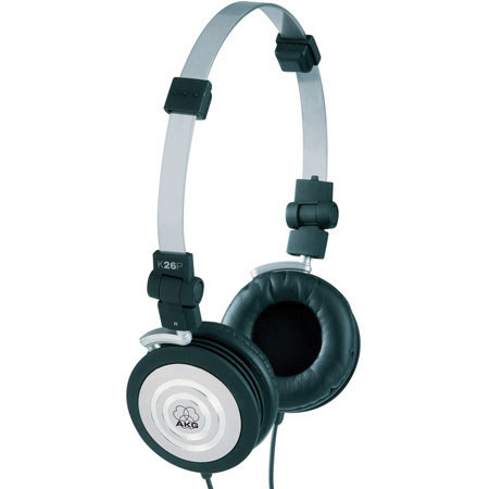 AKG K-26P/K414P Folding Closed-back Headphones with Ambient Noise Attenuation