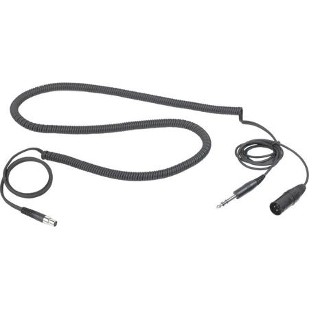 AKG MK HS Studio D Headset Cable for Studio/Moderators/Commentators, 3-Pin XLR Male, 1/4" Stereo Jack