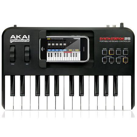 Akai SynthStation25 Piano Keyboard f/iPhone/ iPod touch
