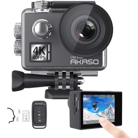 AKASO V50 Elite 20MP 4K Ultra HD Waterproof Wi-Fi Action Camera