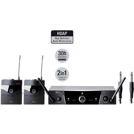 AKG WMS 40 Dual Instrument Wireless System